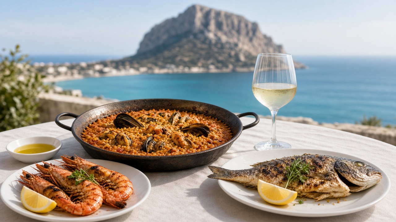 Arroz de marisco y cocina mediterr&aacute;nea en Calpe