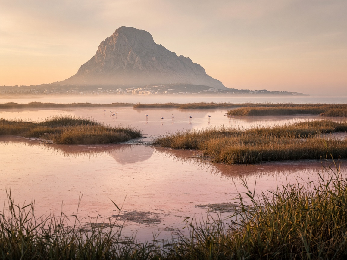 Humedal de Las Salinas en Calpe