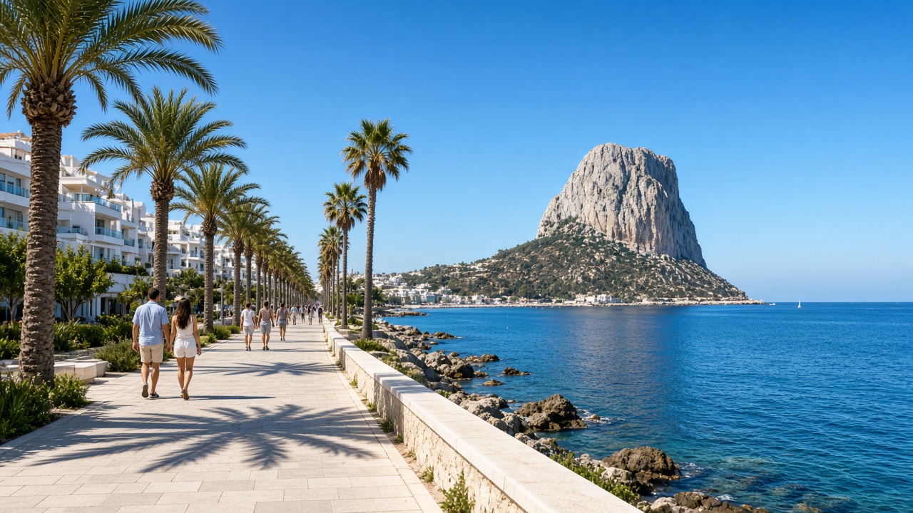 Paseo marítimo de Calpe
