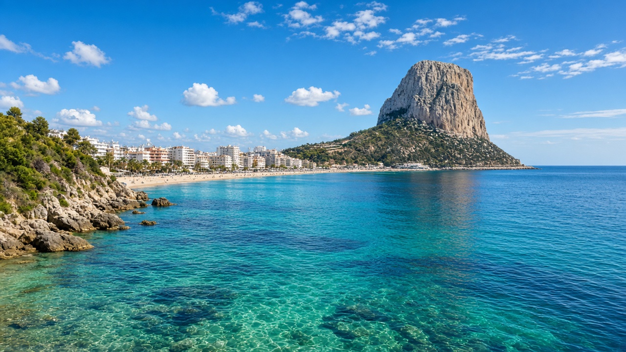 Costa de Calpe con vistas al Mediterr&aacute;neo